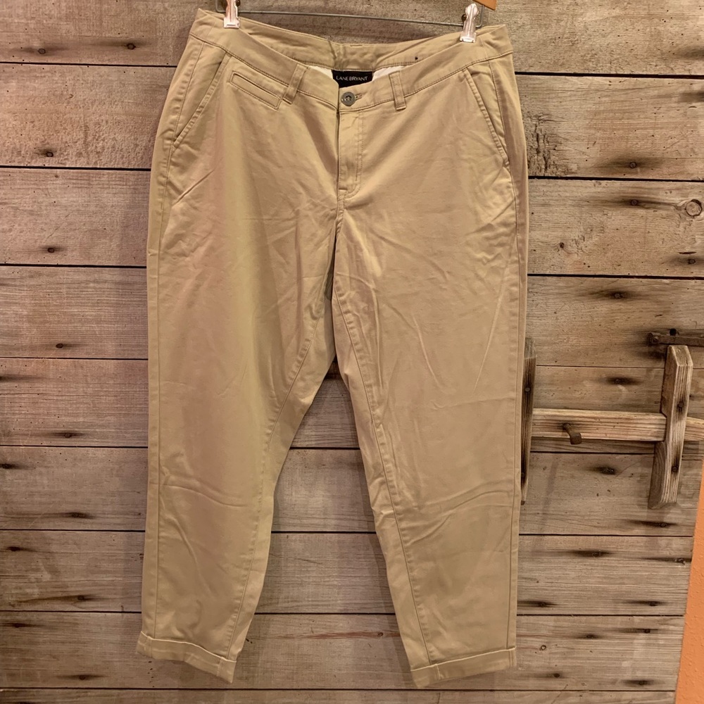Lane Bryant Khaki Capris